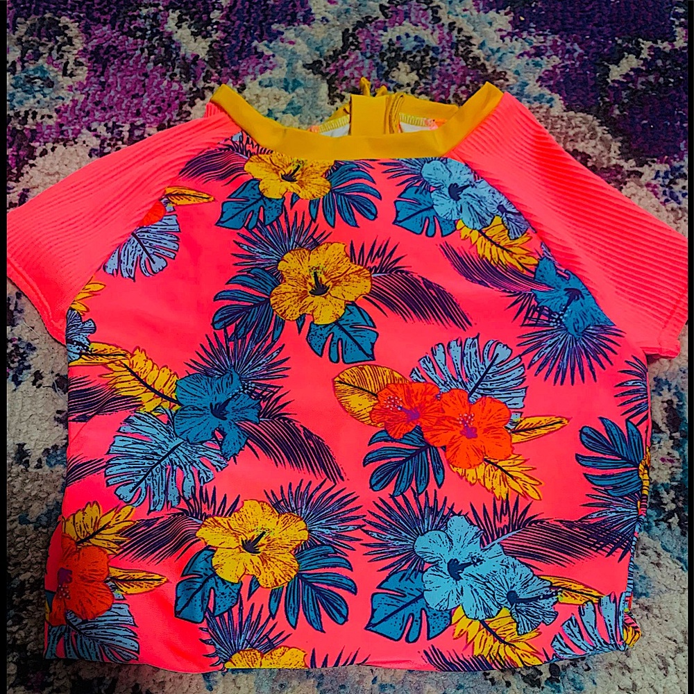 Tropical swimming suit